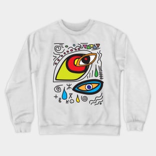 eye cry Crewneck Sweatshirt